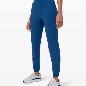 NWT Lululemon Adapted State High Rise Joggers Size 4 Terracotta Blue